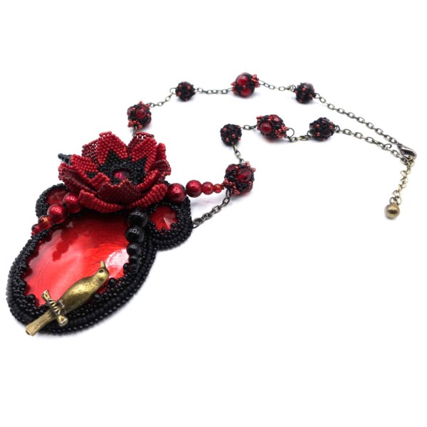 statement-kette-rot-blumen-vogel-hk98